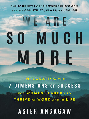 cover image of We Are So Much More